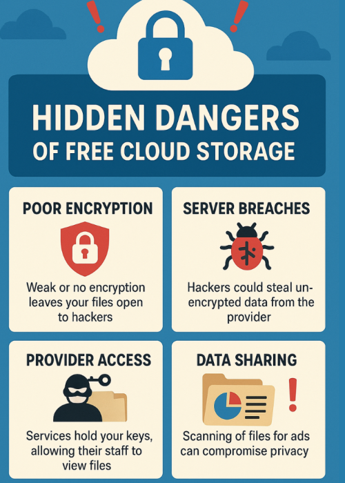 Hidden dangers of free cloud storage Hidden dangers of free cloud storage